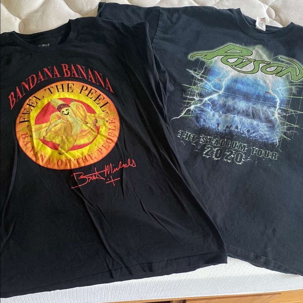 Poison and Bandana Banana Graphic T-Shirts